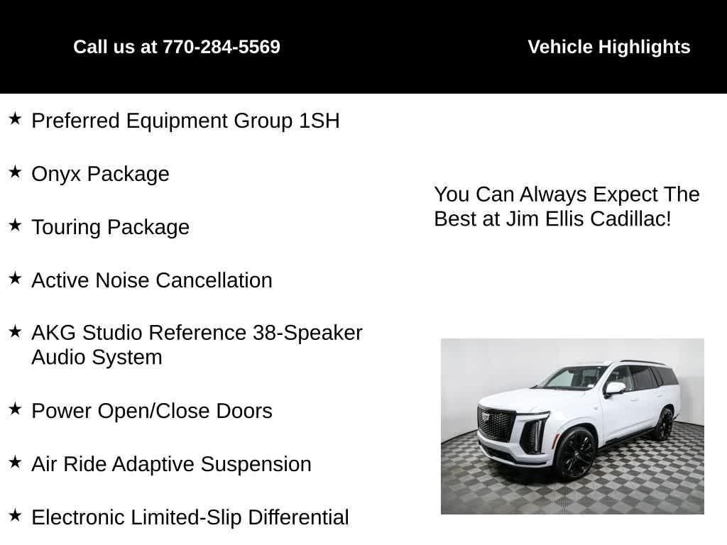 used 2026 Cadillac Escalade car, priced at $140,577