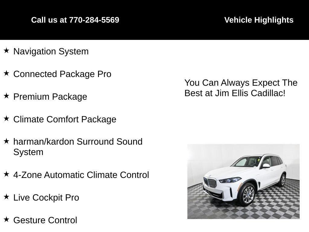 used 2025 BMW X5 PHEV car, priced at $54,242