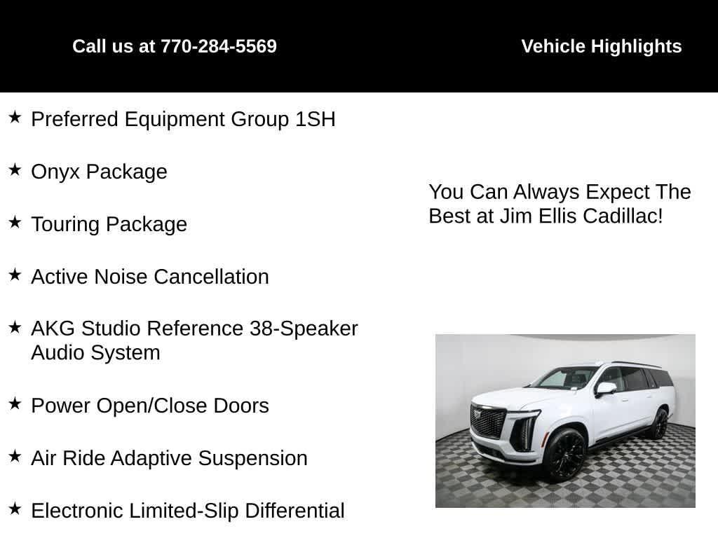 used 2026 Cadillac Escalade ESV car, priced at $145,788