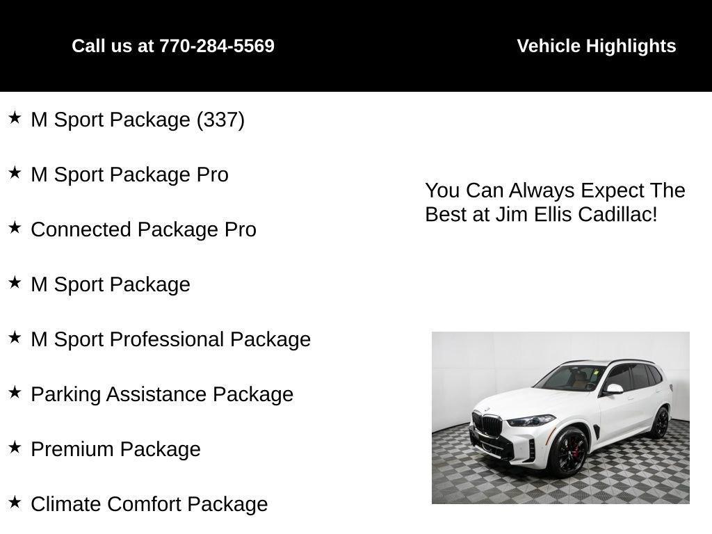 used 2025 BMW X5 car, priced at $59,600