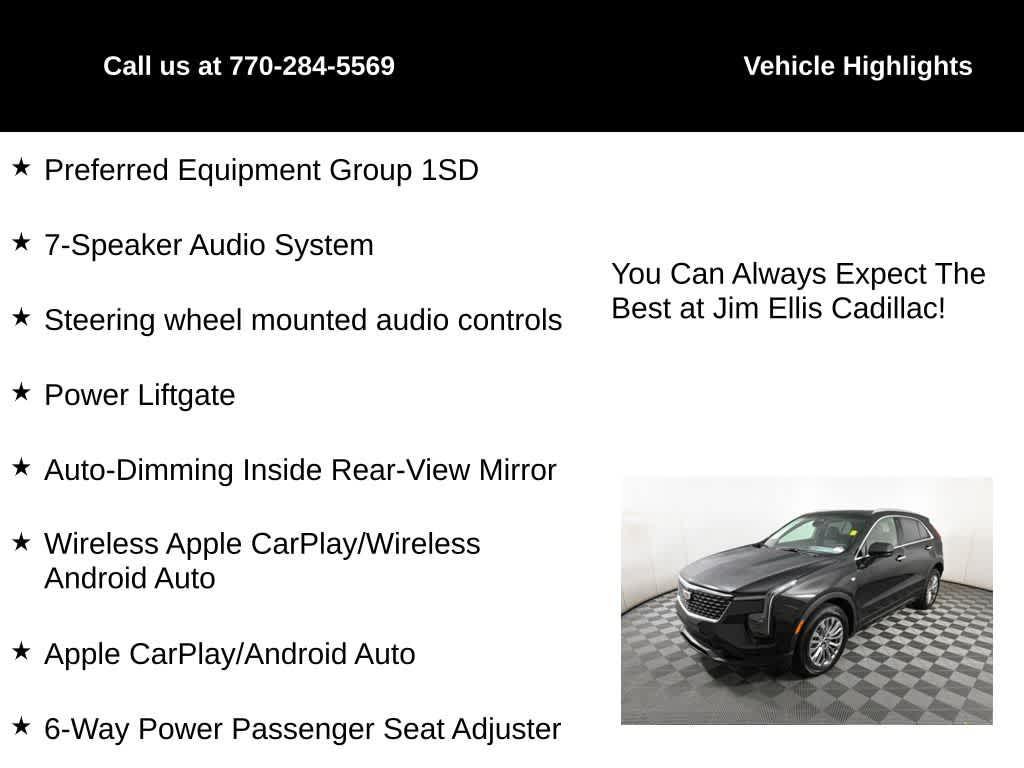 used 2025 Cadillac XT4 car, priced at $31,500