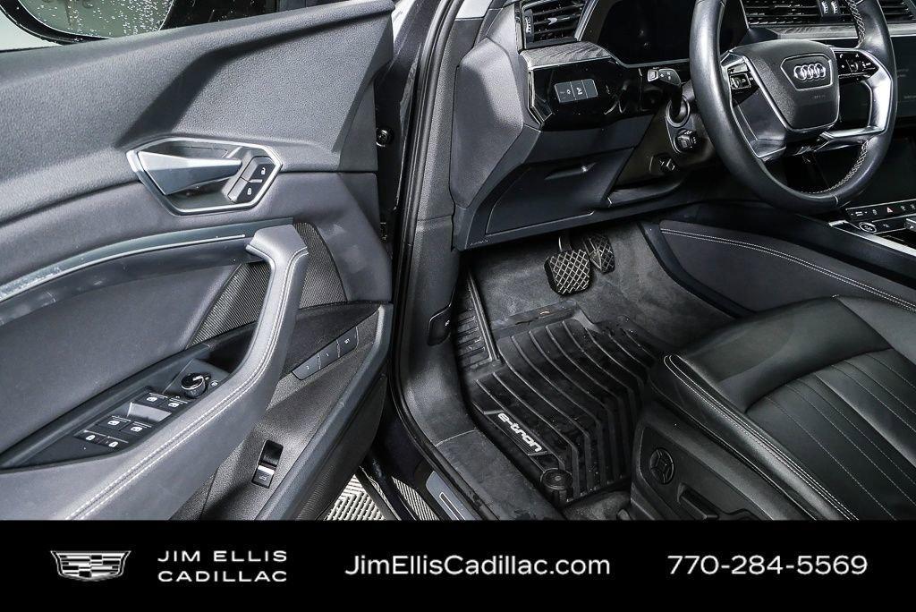 used 2021 Audi e-tron car, priced at $23,000