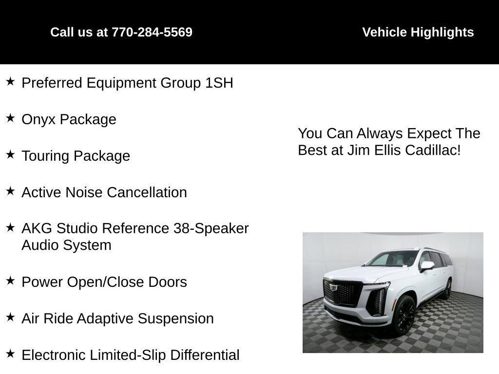 used 2026 Cadillac Escalade ESV car, priced at $146,988