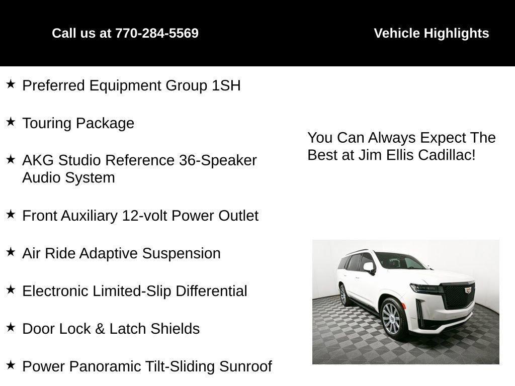 used 2023 Cadillac Escalade car, priced at $75,000