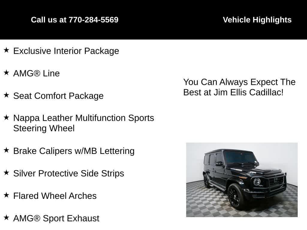 used 2019 Mercedes-Benz G-Class car, priced at $97,447