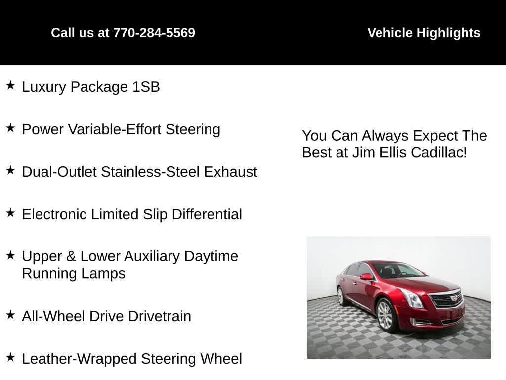 used 2017 Cadillac XTS car, priced at $17,402