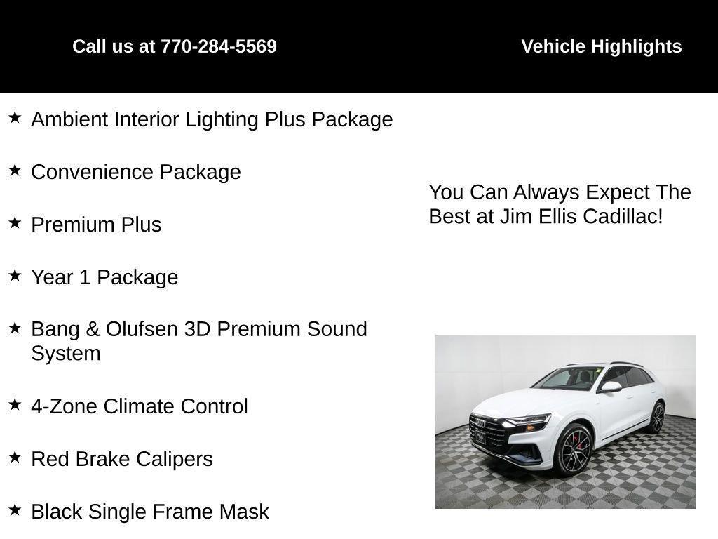 used 2019 Audi Q8 car, priced at $26,700