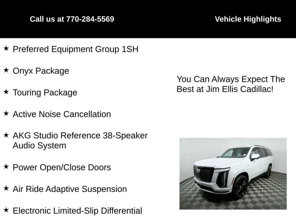 used 2026 Cadillac Escalade car, priced at $140,188