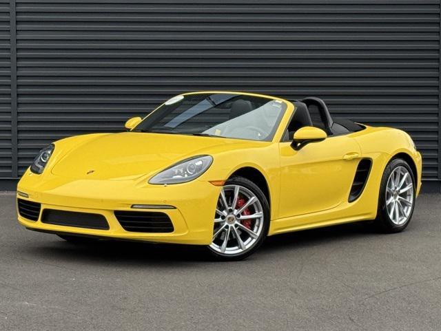 used 2021 Porsche 718 Boxster car, priced at $71,495