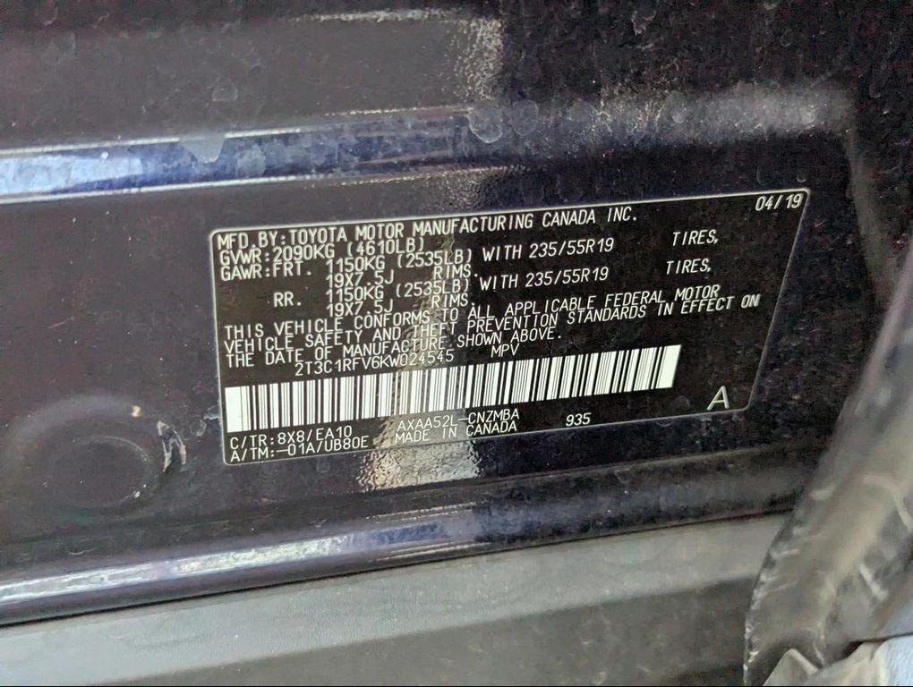 used 2019 Toyota RAV4 car, priced at $24,699