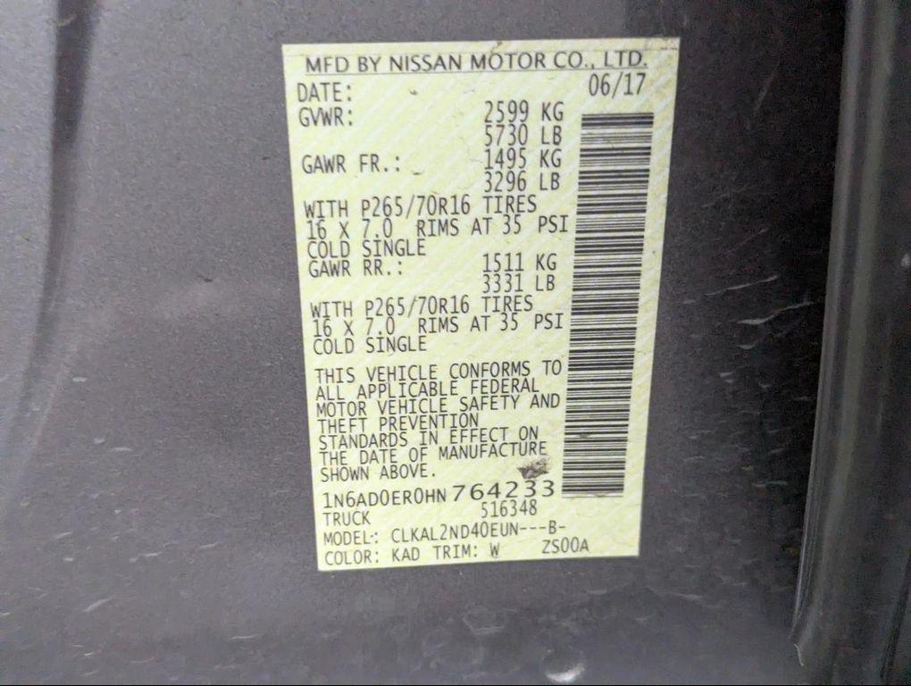 used 2017 Nissan Frontier car, priced at $17,827