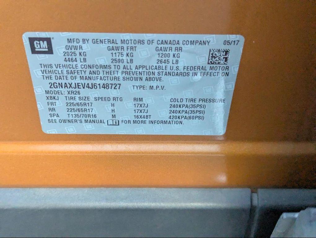 used 2018 Chevrolet Equinox car, priced at $12,549