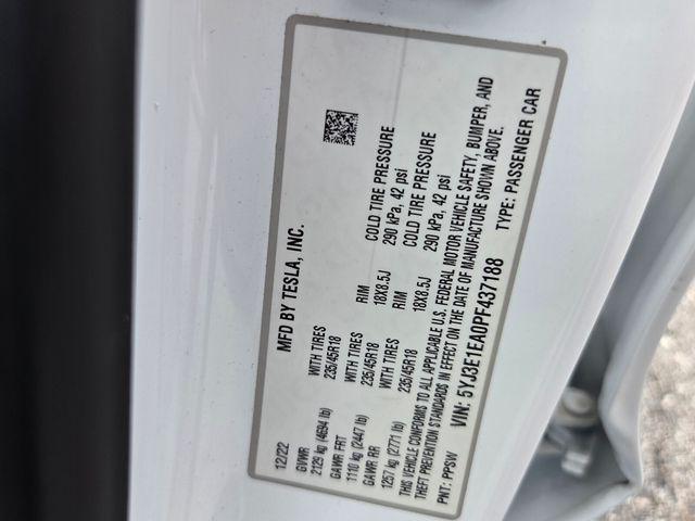 used 2023 Tesla Model 3 car, priced at $23,995