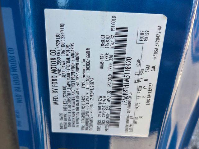 used 2021 Ford Mustang car, priced at $21,300