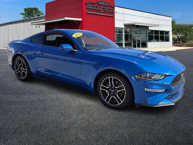 used 2021 Ford Mustang car, priced at $21,300