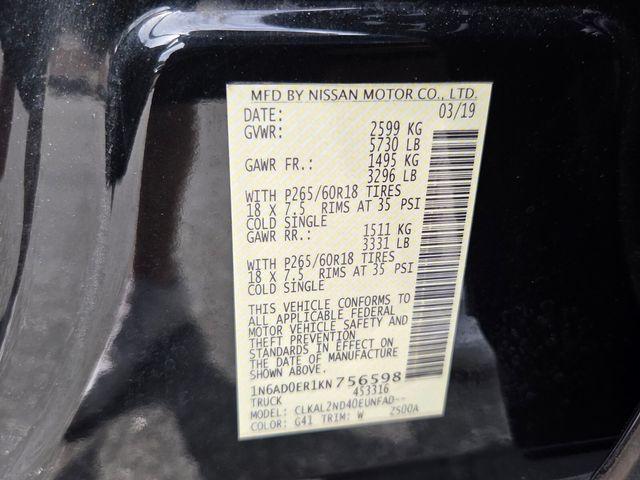 used 2019 Nissan Frontier car, priced at $16,689