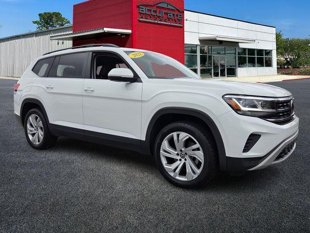 used 2021 Volkswagen Atlas car, priced at $14,995