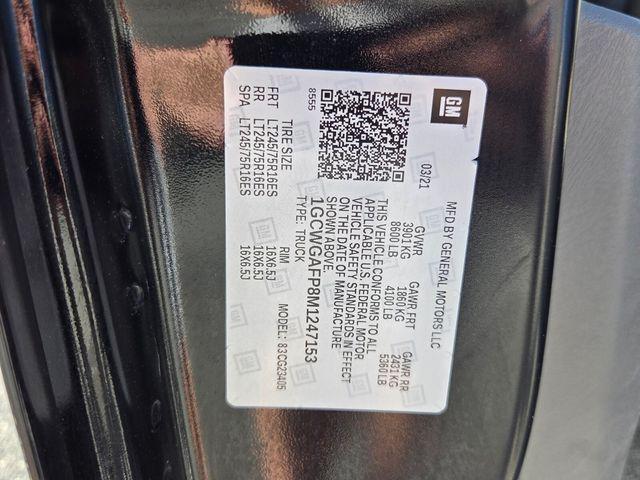 used 2021 Chevrolet Express 2500 car, priced at $19,500