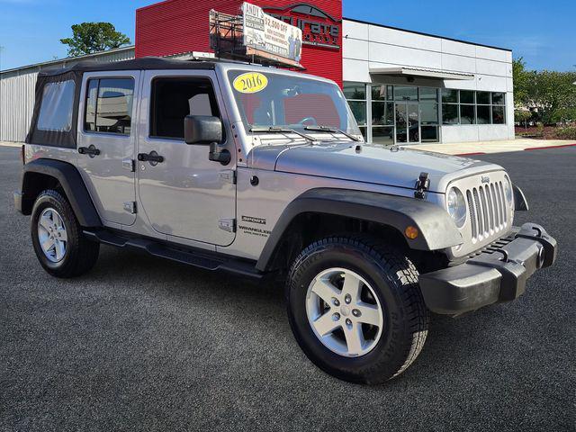 used 2016 Jeep Wrangler Unlimited car, priced at $14,995