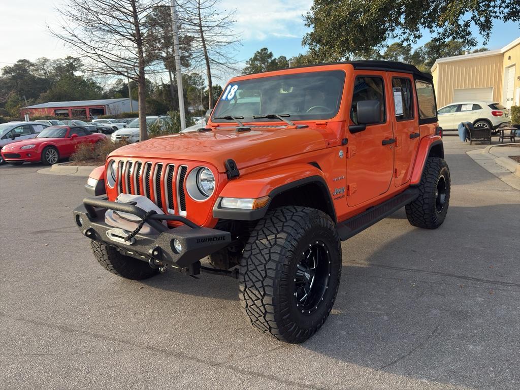 used 2018 Jeep Wrangler Unlimited car, priced at $20,393