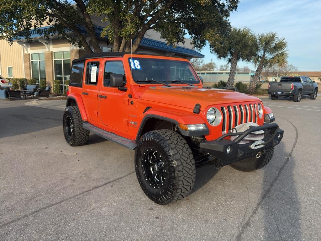 used 2018 Jeep Wrangler Unlimited car, priced at $20,393