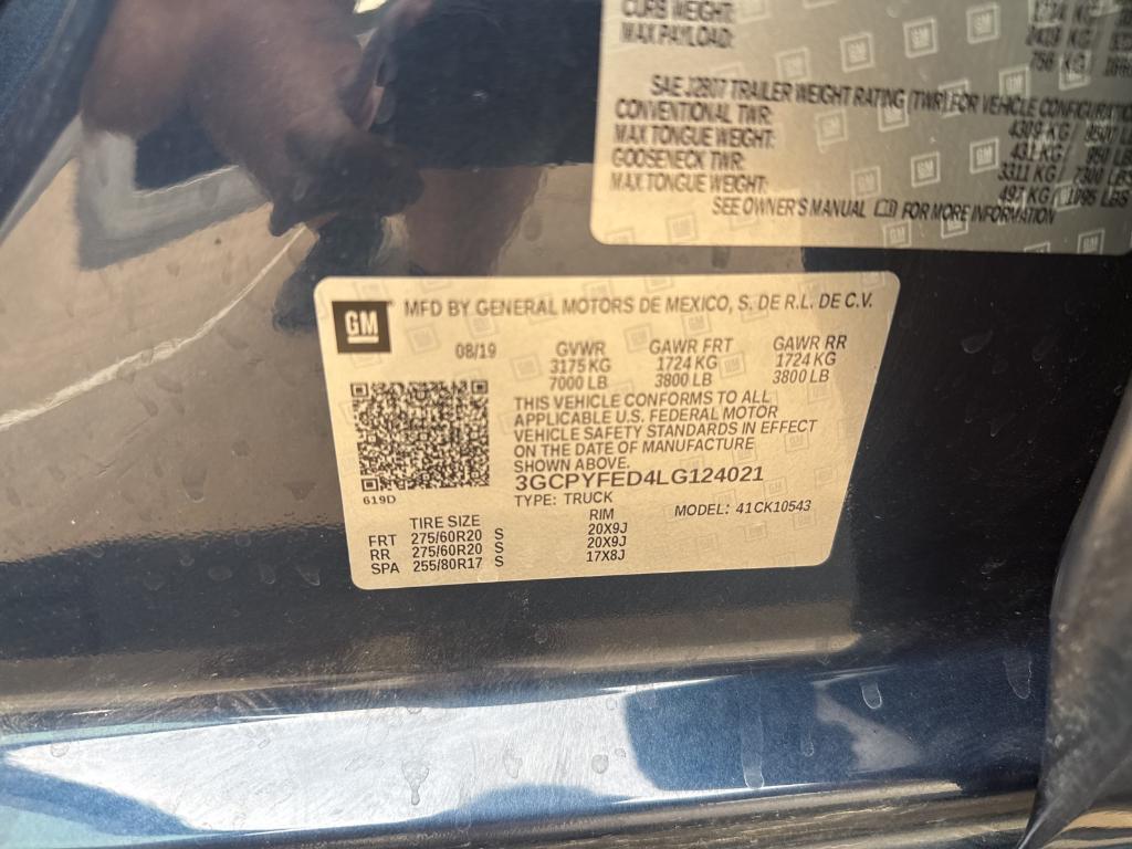 used 2020 Chevrolet Silverado 1500 car, priced at $34,997