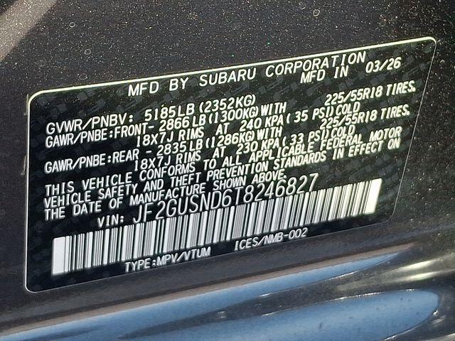 new 2026 Subaru Crosstrek car, priced at $36,416