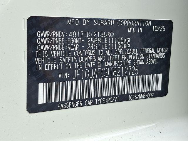 new 2026 Subaru Impreza car, priced at $28,636