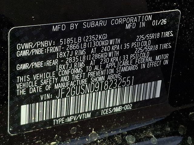 new 2026 Subaru Crosstrek car, priced at $35,322