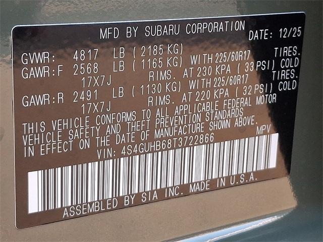 new 2026 Subaru Crosstrek car, priced at $27,391