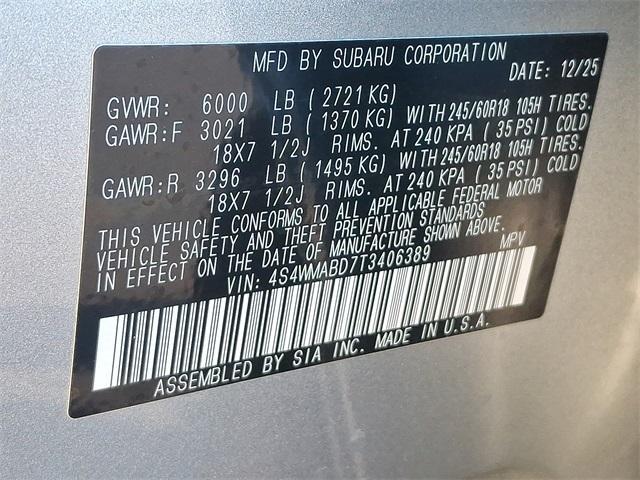 new 2026 Subaru Ascent car, priced at $40,317