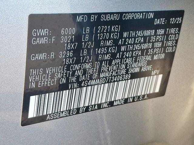 new 2026 Subaru Ascent car, priced at $40,317