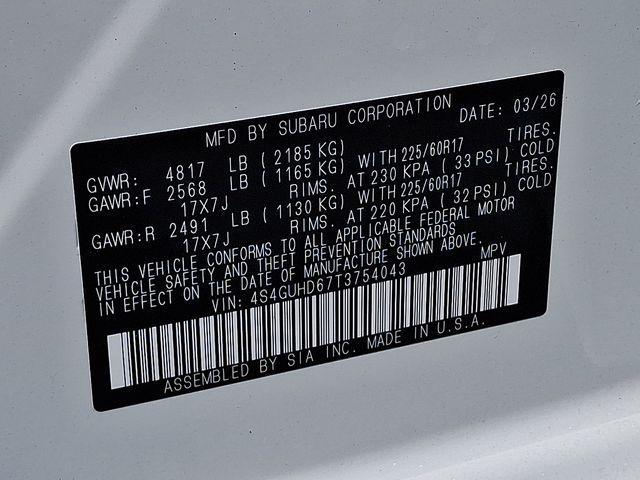 new 2026 Subaru Crosstrek car, priced at $28,874