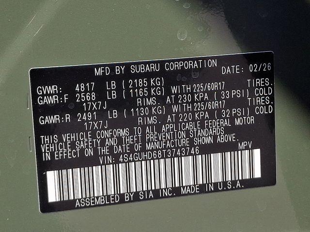 new 2026 Subaru Crosstrek car, priced at $30,906