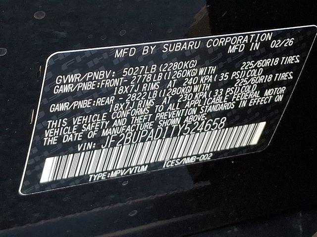 new 2026 Subaru Outback car, priced at $35,024