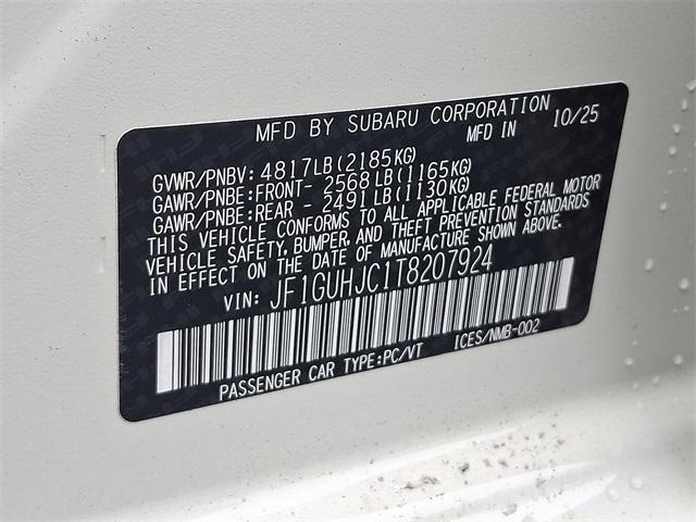 new 2026 Subaru Impreza car, priced at $31,565