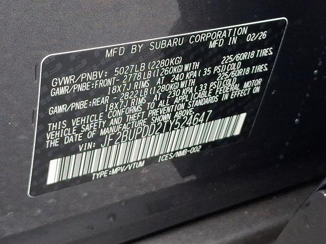 new 2026 Subaru Outback car, priced at $41,339