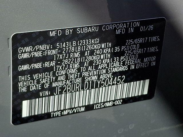 new 2026 Subaru Outback car, priced at $46,424