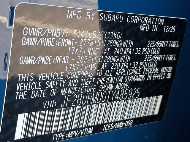 new 2026 Subaru Outback car, priced at $47,754