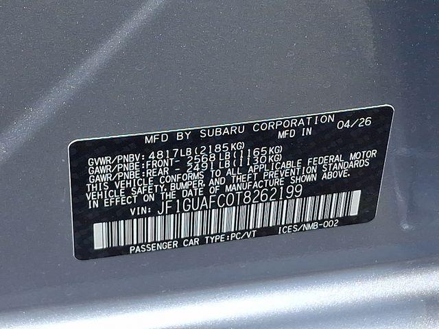 new 2026 Subaru Impreza car, priced at $30,249