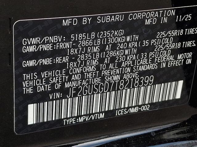 new 2026 Subaru Crosstrek car, priced at $34,056