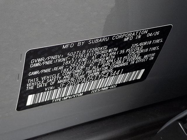 new 2026 Subaru Outback car, priced at $36,253