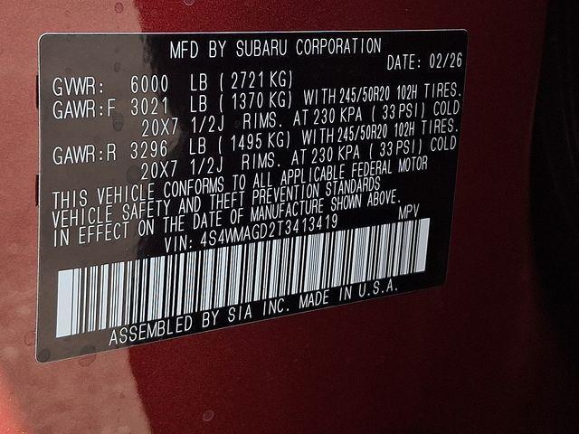 new 2026 Subaru Ascent car, priced at $46,806