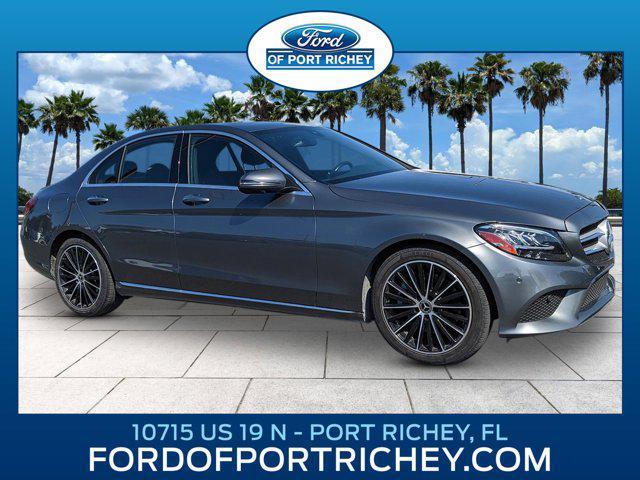 used 2021 Mercedes-Benz C-Class car, priced at $19,999