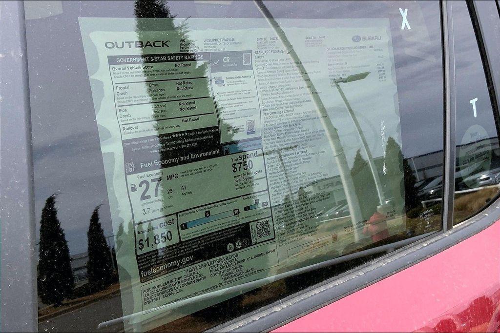 new 2026 Subaru Outback car, priced at $41,624