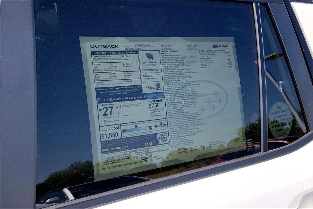 new 2026 Subaru Outback car, priced at $47,768