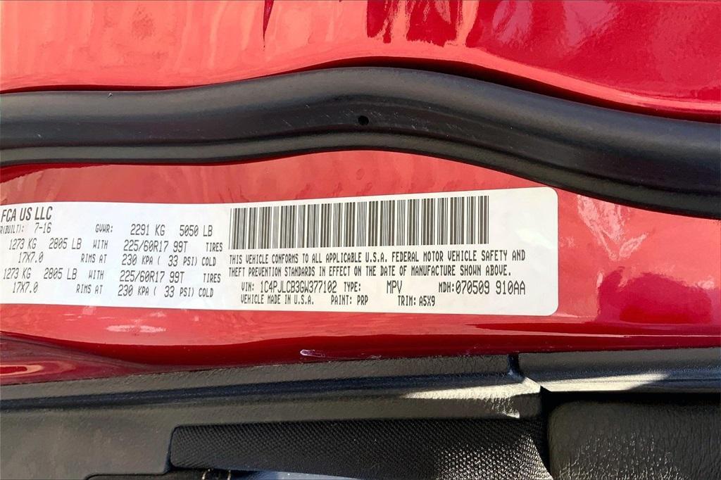 used 2016 Jeep Cherokee car, priced at $9,750