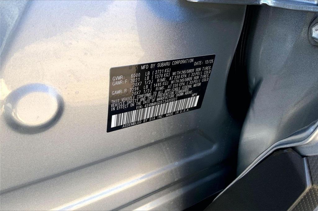 new 2026 Subaru Ascent car, priced at $50,723