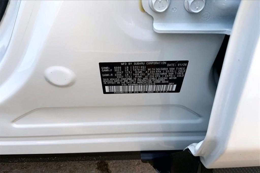 new 2026 Subaru Ascent car, priced at $50,929