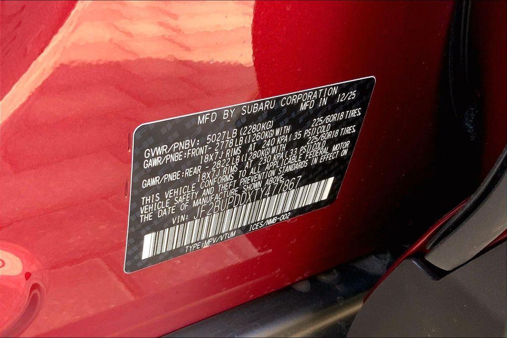 new 2026 Subaru Outback car, priced at $40,465